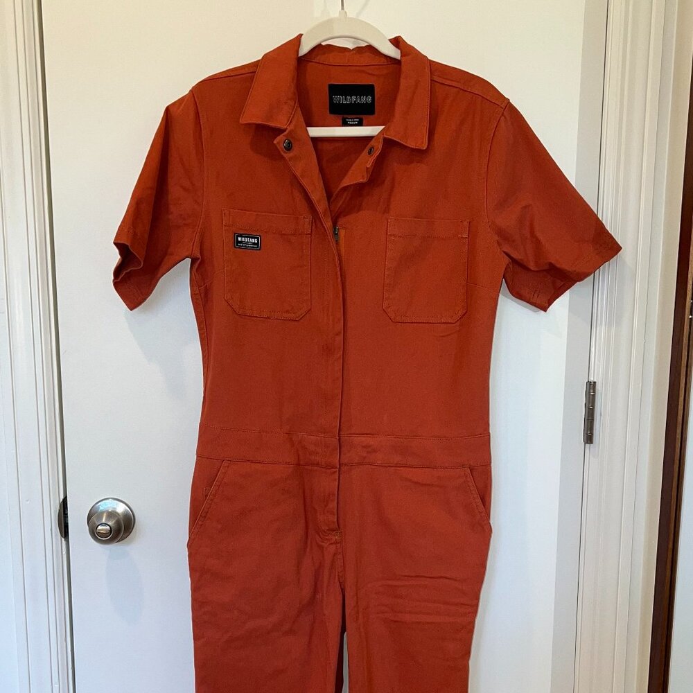 Wildfang Orange Jumpsuit